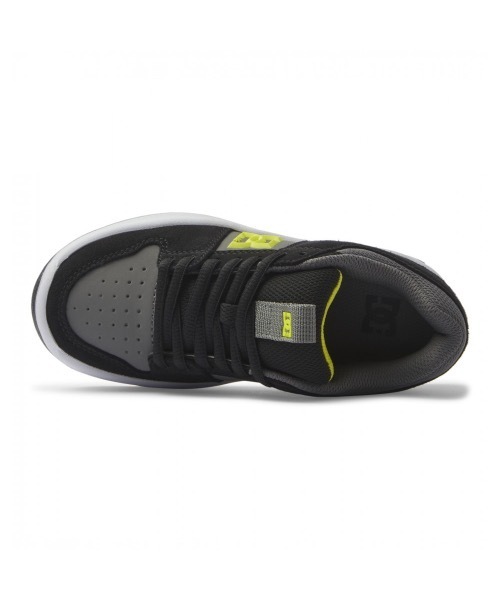 DC SHOES（ディーシーシューズ）の「Ks LYNX ZERO/DCキッズシティユーススケートシューズスニーカー（スニーカー・キッズ・グレー系その他/ブラック×ライム・25cm/20cm/21cm/24cm/17cm/23cm/19cm/18cm/22cm）」の4枚目の写真