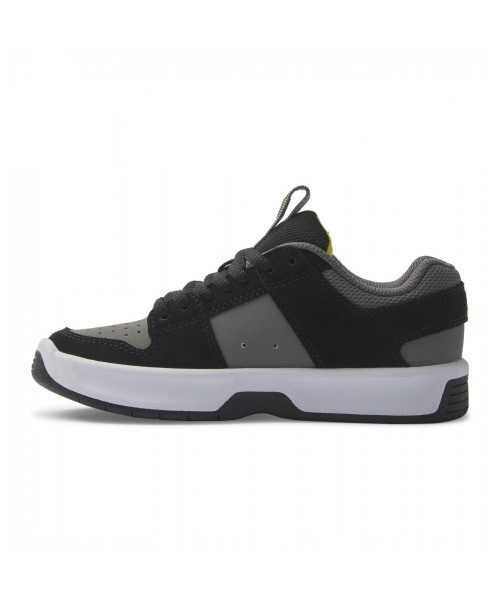 DC SHOES（ディーシーシューズ）の「Ks LYNX ZERO/DCキッズシティユーススケートシューズスニーカー（スニーカー・キッズ・グレー系その他/ブラック×ライム・25cm/20cm/21cm/24cm/17cm/23cm/19cm/18cm/22cm）」の6枚目の写真