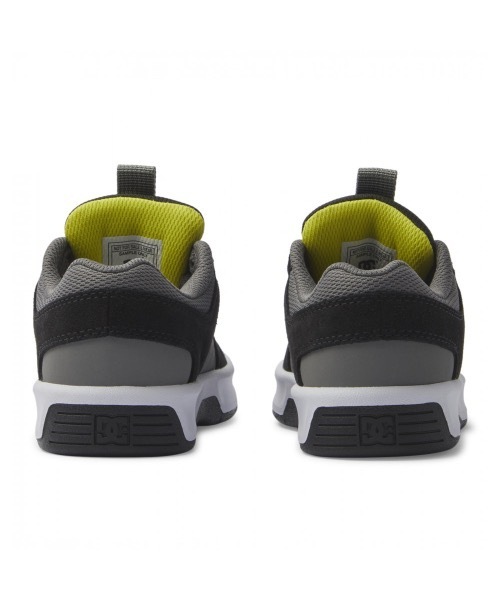 DC SHOES（ディーシーシューズ）の「Ks LYNX ZERO/DCキッズシティユーススケートシューズスニーカー（スニーカー・キッズ・グレー系その他/ブラック×ライム・25cm/20cm/21cm/24cm/17cm/23cm/19cm/18cm/22cm）」の7枚目の写真