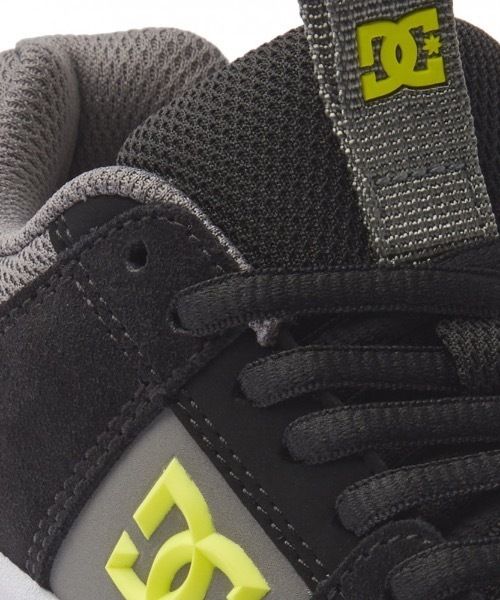 DC SHOES（ディーシーシューズ）の「Ks LYNX ZERO/DCキッズシティユーススケートシューズスニーカー（スニーカー・キッズ・グレー系その他/ブラック×ライム・25cm/20cm/21cm/24cm/17cm/23cm/19cm/18cm/22cm）」の8枚目の写真