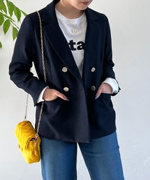 un dix cors（アンディコール）の「金ボタンカルゼジャケット（テーラードジャケット）」