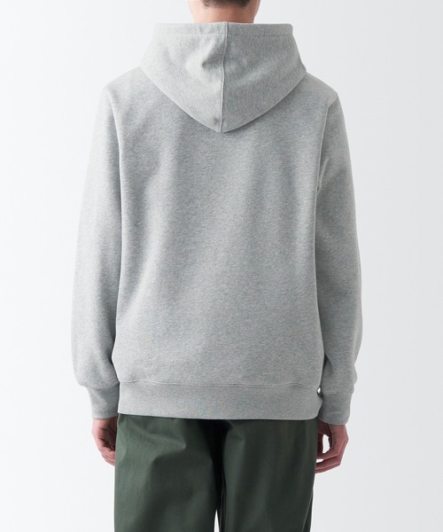 無印良品(ムジルシリョウヒン)の「スウェットプルパーカ(パーカー・メンズ・ダークブラウン/キャメル/アイボリー/グレー/グリーン/ブルー系1/ブラック/レンガ・XL/XS/S/M/XXL/L)」の13枚目の写真