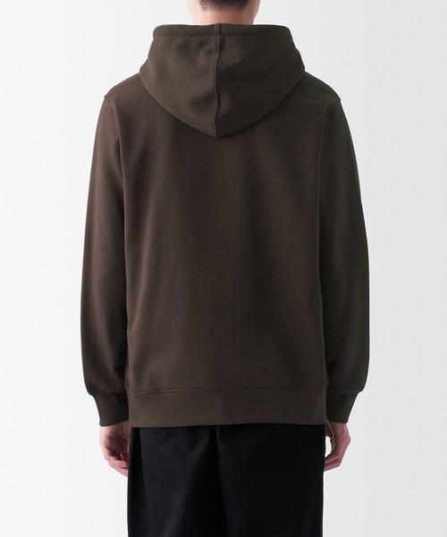 無印良品(ムジルシリョウヒン)の「スウェットプルパーカ(パーカー・メンズ・ダークブラウン/キャメル/アイボリー/グレー/グリーン/ブルー系1/ブラック/レンガ・XL/XS/S/M/XXL/L)」の20枚目の写真