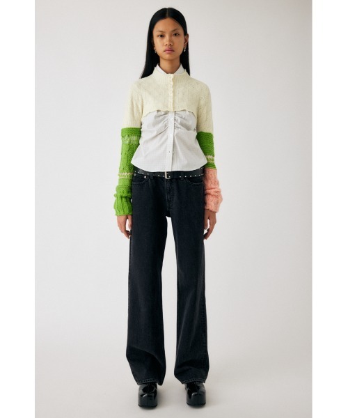 【90S LOWRISE BLK STRAIGHT】マウジーブラックデニム24 MOUSSY 90S LOWRISE BLK STRAIGHT デニムパンツ