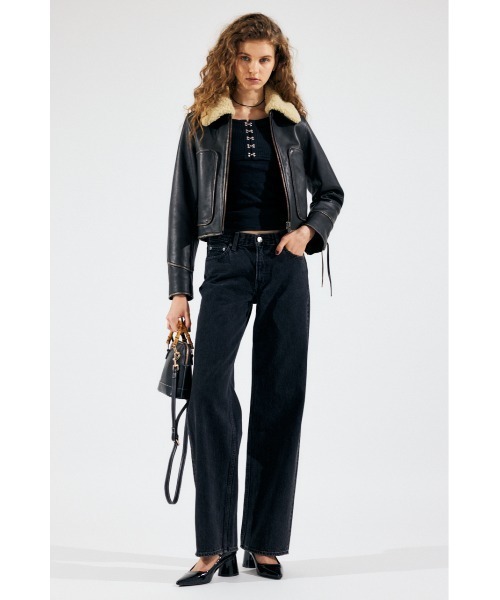 MOUSSY(マウジー)の「90S LOWRISE BLK STRAIGHT(デニムパンツ・レディース・ブラック・26inch/23inch/24inch/25inch)」の18枚目の写真