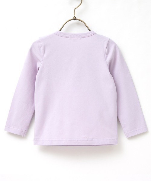 panpantutu（パンパンチュチュ）の「テディベア・リボンキャットトップス(長袖)(80-130cm)（Tシャツ/カットソー・キッズ・ライトベージュ/レッド/ネイビー/ラベンダー/ベージュ系その他・80ｃｍ/130cm/100cm/110cm/90cm/120cm）」の11枚目の写真