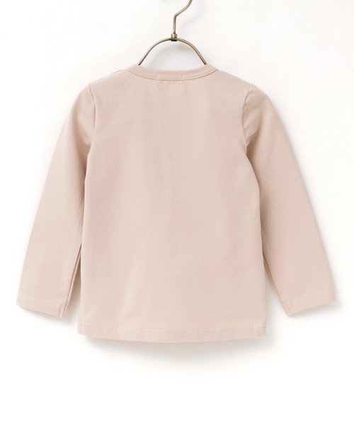 panpantutu（パンパンチュチュ）の「テディベア・リボンキャットトップス(長袖)(80-130cm)（Tシャツ/カットソー・キッズ・ライトベージュ/レッド/ネイビー/ラベンダー/ベージュ系その他・80ｃｍ/130cm/100cm/110cm/90cm/120cm）」の17枚目の写真