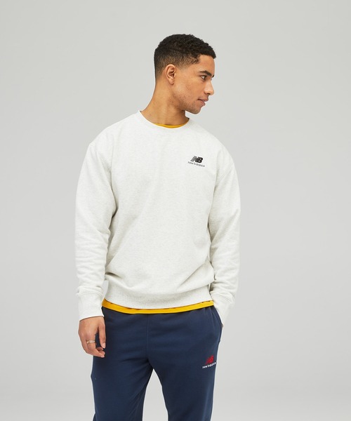 NEW BALANCE(ニューバランス)の「NB Essentials uni-ssentials スウェットクルー(スウェット・メンズ・ネイビー/ホワイト/ブラック・1/4/2/3/5/0)」の4枚目の写真