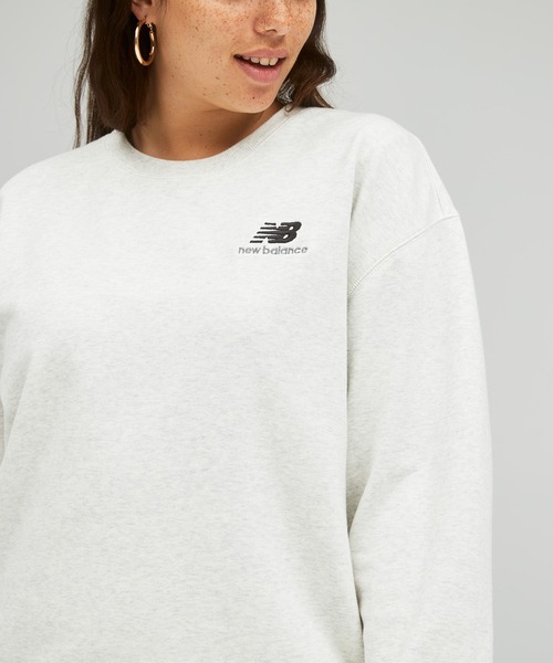 NEW BALANCE(ニューバランス)の「NB Essentials uni-ssentials スウェットクルー(スウェット・メンズ・ネイビー/ホワイト/ブラック・1/4/2/3/5/0)」の5枚目の写真