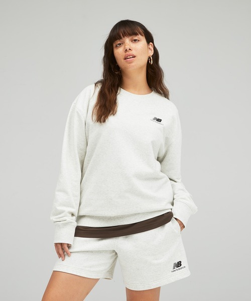 NEW BALANCE(ニューバランス)の「NB Essentials uni-ssentials スウェットクルー(スウェット・メンズ・ネイビー/ホワイト/ブラック・1/4/2/3/5/0)」の8枚目の写真