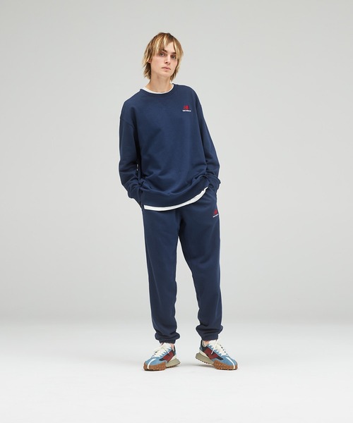 NEW BALANCE(ニューバランス)の「NB Essentials uni-ssentials スウェットクルー(スウェット・メンズ・ネイビー/ホワイト/ブラック・1/4/2/3/5/0)」の15枚目の写真