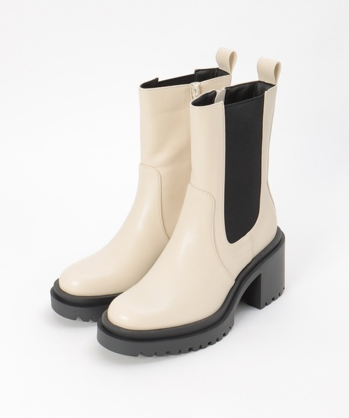 notch.(ノッチ)の「配色サイドゴアブーツ(ブーツ・レディース・ブラック/ブラウン/オフホワイト・M/L)」の17枚目の写真