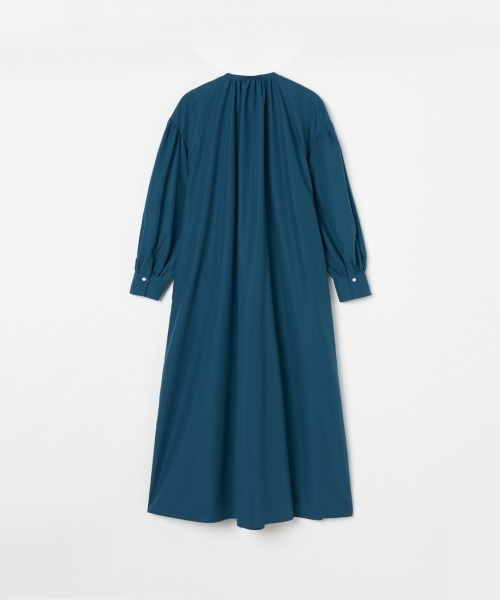 HELIOPOLE（エリオポール）の「GATHERED DRESS（ワンピース・レディース・ネイビー/グリーン・38）」の5枚目の写真