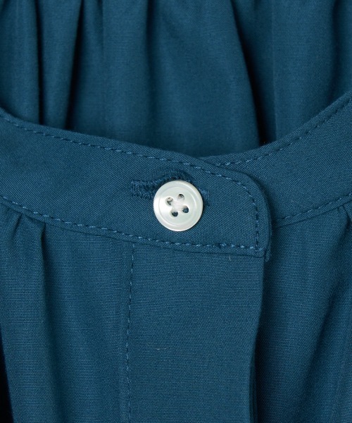 HELIOPOLE（エリオポール）の「GATHERED DRESS（ワンピース・レディース・ネイビー/グリーン・38）」の9枚目の写真