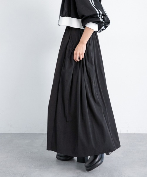 PAGEBOY（ページボーイ）の「サイドギャザーポケットスカート（スカート・レディース・オフホワイト/ベージュ/ブラック・FREE）」の10枚目の写真