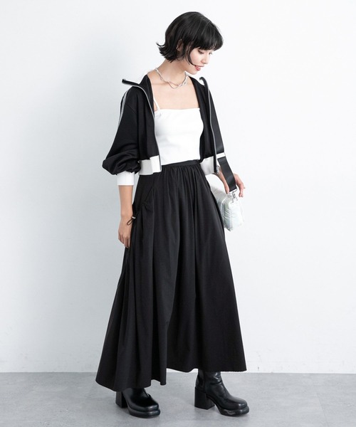 PAGEBOY（ページボーイ）の「サイドギャザーポケットスカート（スカート・レディース・オフホワイト/ベージュ/ブラック・FREE）」の12枚目の写真