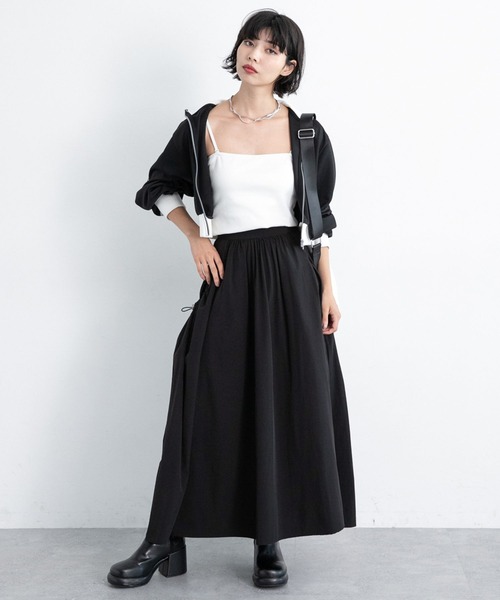 PAGEBOY（ページボーイ）の「サイドギャザーポケットスカート（スカート・レディース・オフホワイト/ベージュ/ブラック・FREE）」の13枚目の写真