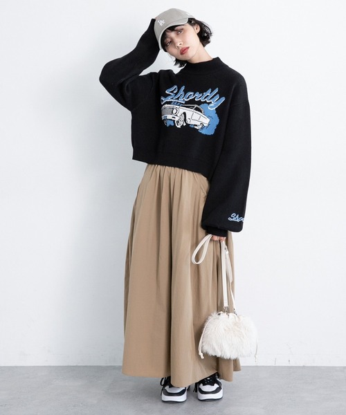 PAGEBOY（ページボーイ）の「サイドギャザーポケットスカート（スカート・レディース・オフホワイト/ベージュ/ブラック・FREE）」の17枚目の写真