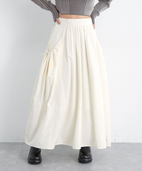 PAGEBOY（ページボーイ）の「サイドギャザーポケットスカート