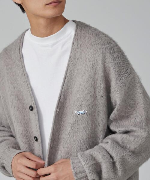 PENNEYS（ぺニーズ）の「PENNEYS（ぺニーズ）別注ビッグシルエットシャギーニットカーディガン（カーディガン/ボレロ・メンズ・ライトグレー/ダークグレー/コバルトブルー/オフホワイト/ワインレッド・S/XL/L/M）」の11枚目の写真