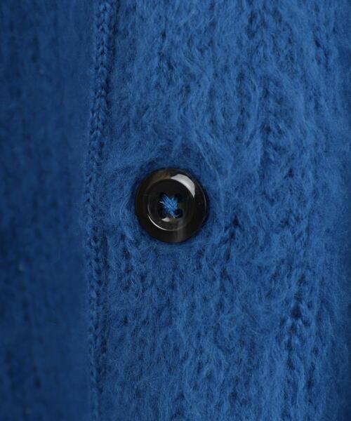 PENNEYS（ぺニーズ）の「PENNEYS（ぺニーズ）別注ビッグシルエットシャギーニットカーディガン（カーディガン/ボレロ・メンズ・ライトグレー/ダークグレー/コバルトブルー/オフホワイト/ワインレッド・S/XL/L/M）」の22枚目の写真