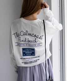 UNDERWRAPS アンダーラップス 刺繍切り替え長袖Tシャツ