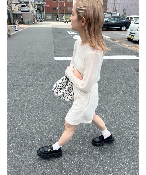 jumelle(ジュメロ)の「sheer stone top(Tシャツ/カットソー・レディース・アイボリー/ブラック・FREE)」の18枚目の写真