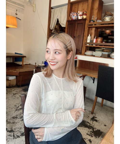 jumelle(ジュメロ)の「sheer stone top(Tシャツ/カットソー・レディース・アイボリー/ブラック・FREE)」の20枚目の写真