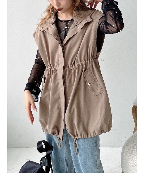 jumelle(ジュメロ)の「sheer stone top(Tシャツ/カットソー・レディース・アイボリー/ブラック・FREE)」の8枚目の写真