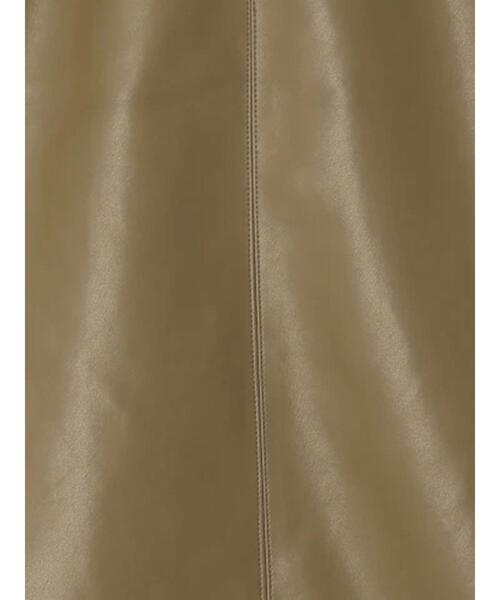 Te chichi（テチチ）の「エコレザーIラインスカート（スカート・レディース・ブラック/カーキ・M/S）」の14枚目の写真