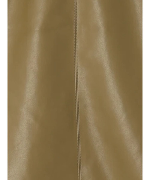 Te chichi（テチチ）の「エコレザーIラインスカート（スカート・レディース・ブラック/カーキ・M/S）」の8枚目の写真