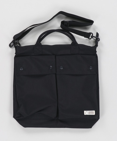 SIERRA DESIGNS（シェラデザイン）の「【SIERRA DESIGNS / シェラデザインズ】フラップバッグ（ショルダーバッグ・メンズ・カーキ/ブラック・ONESIZE）」の2枚目の写真