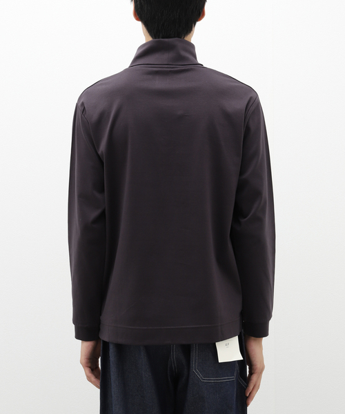 417 EDIFICE(フォーワンセブンエディフィス)の「【Made in Japan】ポンチ タートルネック(Tシャツ/カットソー・メンズ・ホワイト/チャコールグレー/ベージュ/ブラック・SMALL/MEDIUM/LARGE)」の8枚目の写真