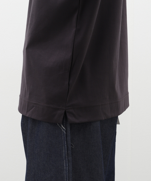 417 EDIFICE(フォーワンセブンエディフィス)の「【Made in Japan】ポンチ タートルネック(Tシャツ/カットソー・メンズ・ホワイト/チャコールグレー/ベージュ/ブラック・SMALL/MEDIUM/LARGE)」の13枚目の写真