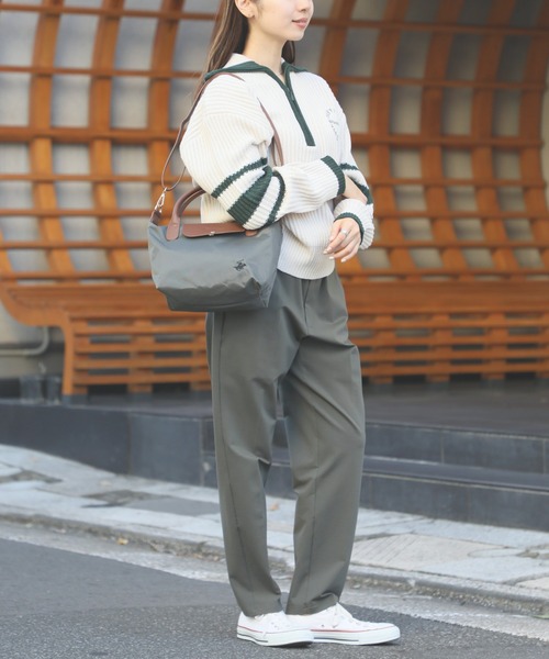 BEVERLY HILLS POLO CLUB（ビバリーヒルズポロクラブ）の「【BEVERLY HILLS POLO CLUB】新色追加《別注》ナイロンPUハンドルトート　小（トートバッグ・レディース・ブラック/ネイビー/グレー/ベージュ/ブラック系その他2/グレー系その他2・FREE）」の18枚目の写真