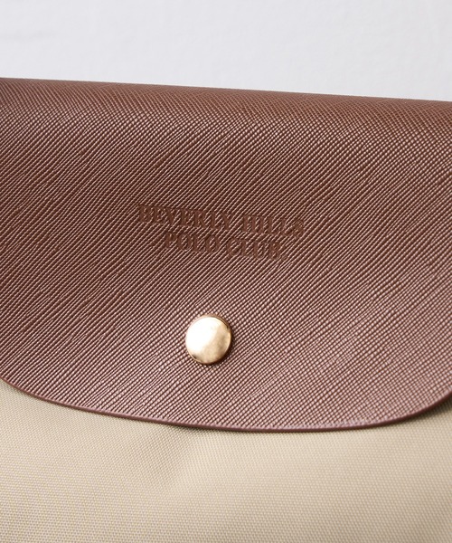 BEVERLY HILLS POLO CLUB（ビバリーヒルズポロクラブ）の「【BEVERLY HILLS POLO CLUB】新色追加《別注》ナイロンPUハンドルトート　小（トートバッグ・レディース・ブラック/ネイビー/グレー/ベージュ/ブラック系その他2/グレー系その他2・FREE）」の14枚目の写真
