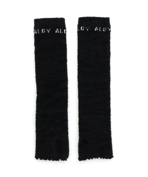 algy(アルジー)の「マシュマロニット2WAYウォーマー(レッグウォーマー・キッズ・サックスブルー/ブラック/ピンク・FREE)」の2枚目の写真