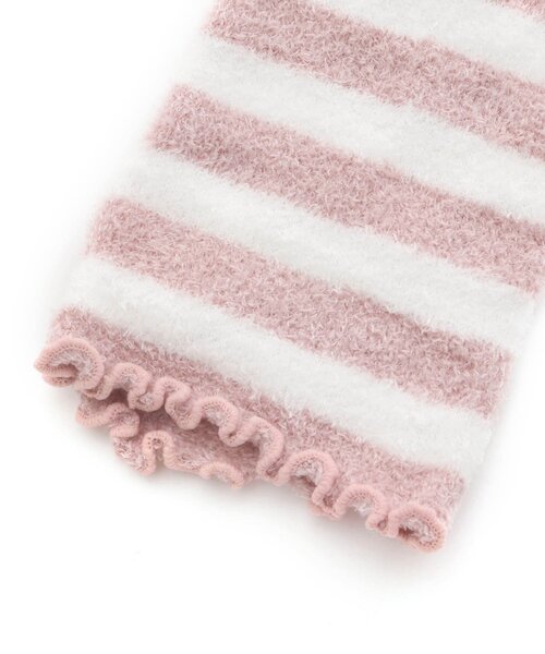 algy(アルジー)の「マシュマロニット2WAYウォーマー(レッグウォーマー・キッズ・サックスブルー/ブラック/ピンク・FREE)」の10枚目の写真