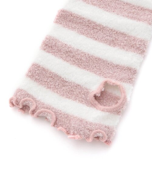 algy(アルジー)の「マシュマロニット2WAYウォーマー(レッグウォーマー・キッズ・サックスブルー/ブラック/ピンク・FREE)」の11枚目の写真