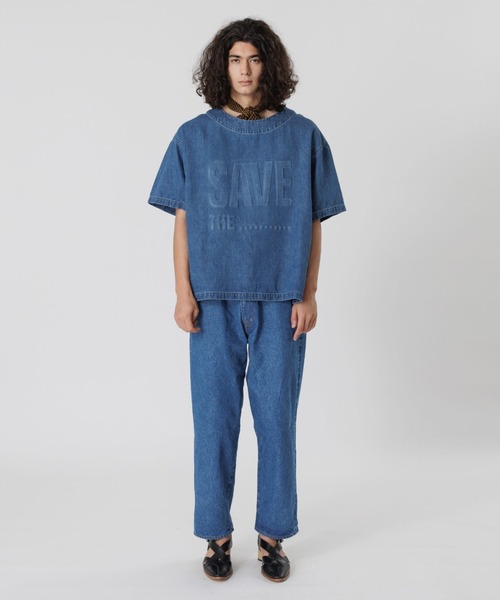 SASQUATCHfabrix.(サスクワァッチファブリックス)の「“KATHARINE HAMNETT” DENIM SMOCK(その他トップス・メンズ・その他1/その他・L)」の4枚目の写真