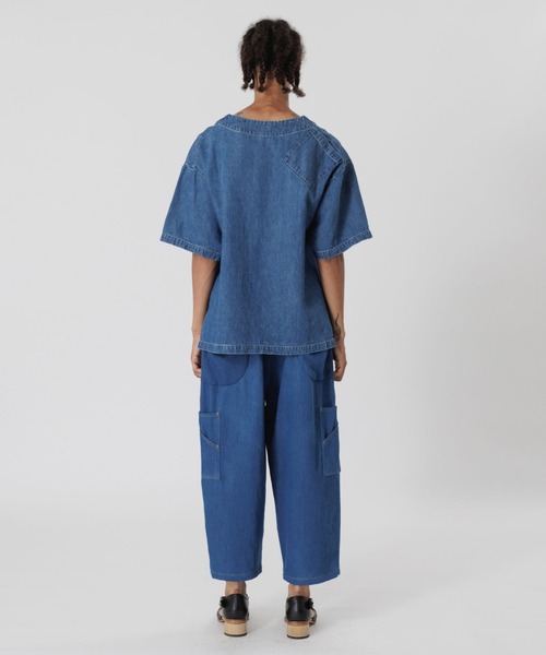 SASQUATCHfabrix.(サスクワァッチファブリックス)の「“KATHARINE HAMNETT” DENIM SMOCK(その他トップス・メンズ・その他1/その他・L)」の3枚目の写真