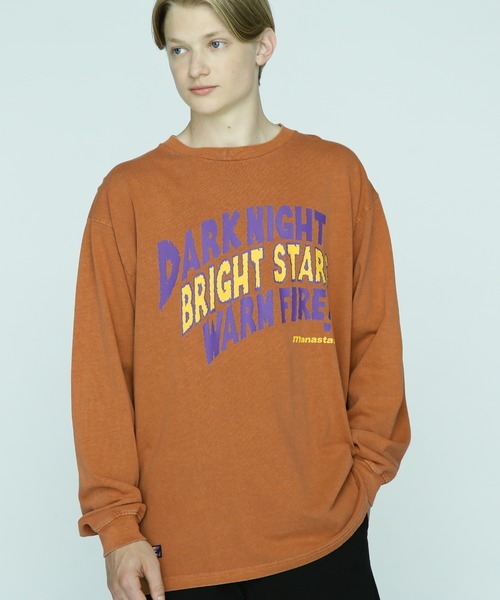 MANASTASH／マナスタッシュ／PUMICE L／S TEE DARK NIGHT MANASTASH/マナスタッシュ/PUMICE L/S TEE DARK NIGHT