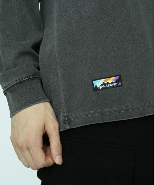 セール】MANASTASH/マナスタッシュ/PUMICE L/S TEE DARK NIGHT
