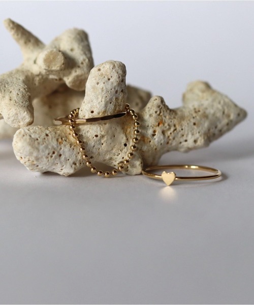 lien de aco+/指輪 レディース セット14金ゴールドフィールド 14kgf