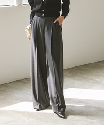 Noble | 《追加》TRツイル裏起毛スラックスパンツ(スラックス)