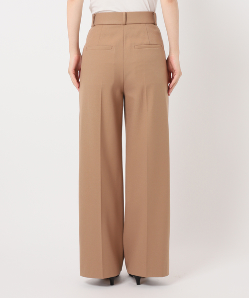 Noble（ノーブル）の「《追加》TRツイル裏起毛スラックスパンツ（スラックス・レディース・チャコールグレー/ホワイト/キャメル・34/36/38/40）」の18枚目の写真