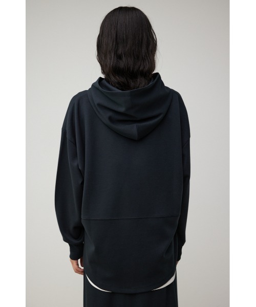 AZUL by moussy(アズールバイマウジー)の「B-HEATオーバーサイズフーディー(パーカー・レディース・アイボリー/ブラック/ライトブルー・MEDIUM/SMALL)」の19枚目の写真