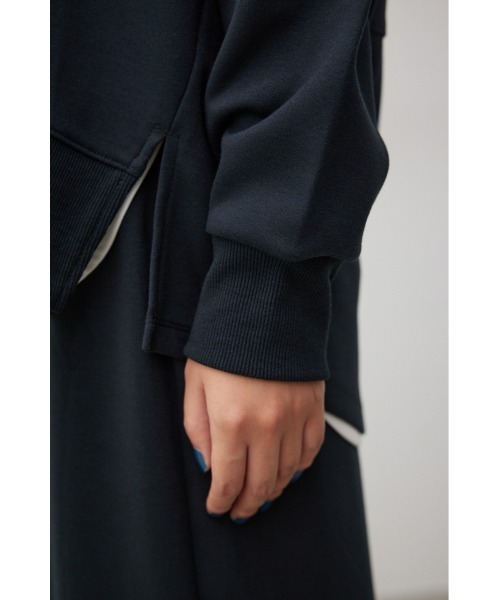 AZUL by moussy(アズールバイマウジー)の「B-HEATオーバーサイズフーディー(パーカー・レディース・アイボリー/ブラック/ライトブルー・MEDIUM/SMALL)」の22枚目の写真