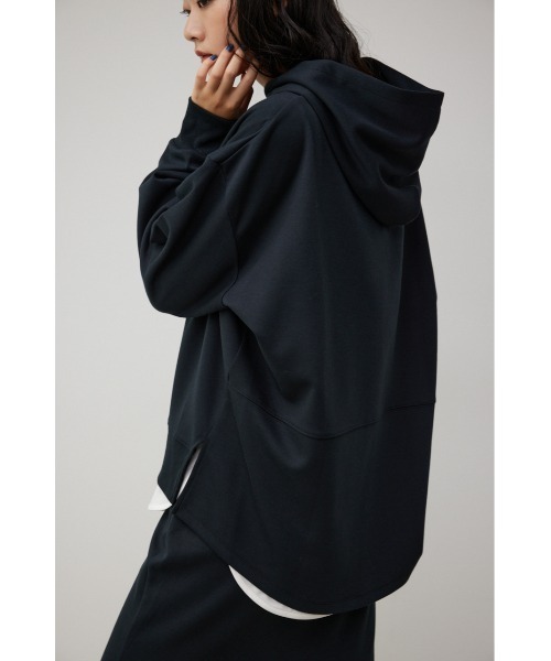 AZUL by moussy(アズールバイマウジー)の「B-HEATオーバーサイズフーディー(パーカー・レディース・アイボリー/ブラック/ライトブルー・MEDIUM/SMALL)」の15枚目の写真