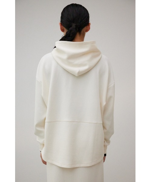 AZUL by moussy(アズールバイマウジー)の「B-HEATオーバーサイズフーディー(パーカー・レディース・アイボリー/ブラック/ライトブルー・MEDIUM/SMALL)」の9枚目の写真